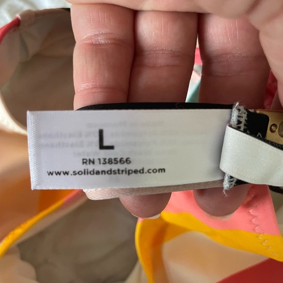 Solid & Stripe The Jane top stripe bikini top - Picture 7 of 10